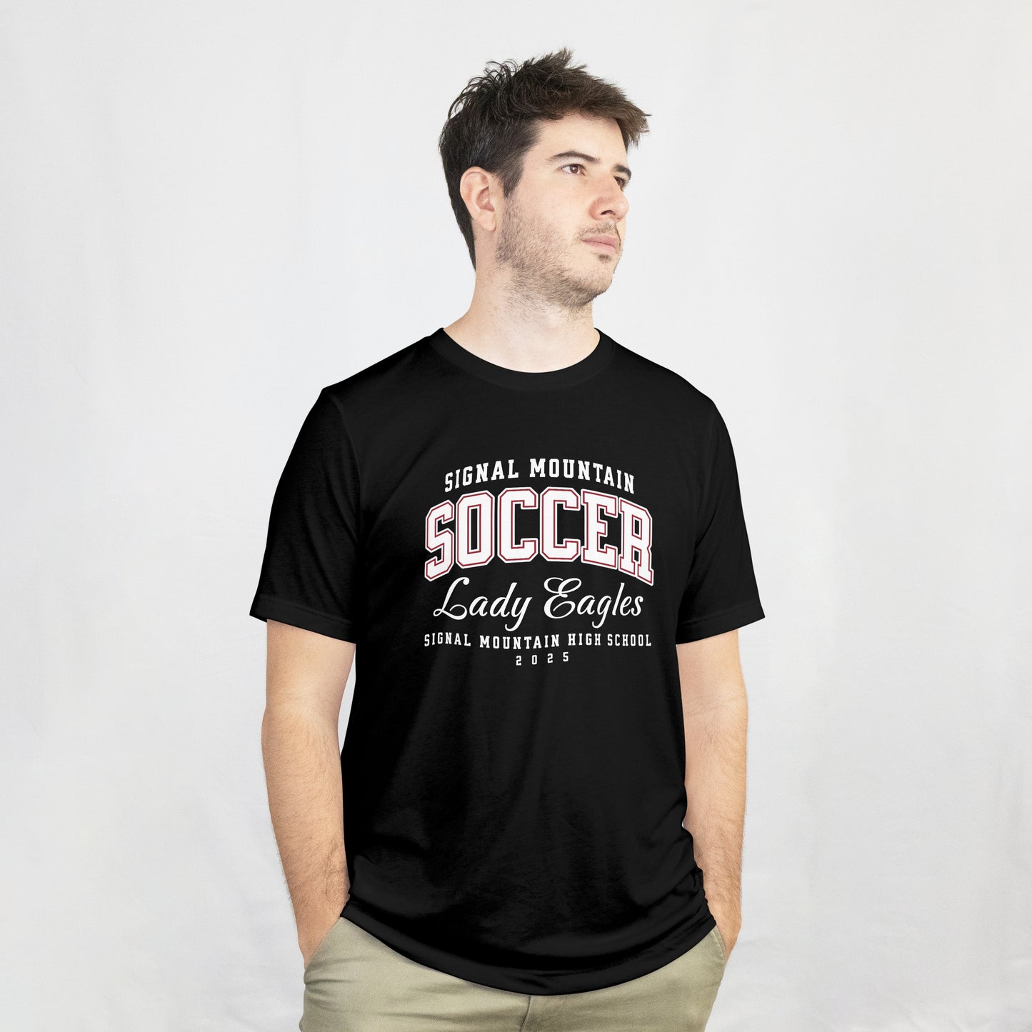 Fan-Tee Shirt | Lady Eagles | Item #129959 | Offered in Red, Black & White