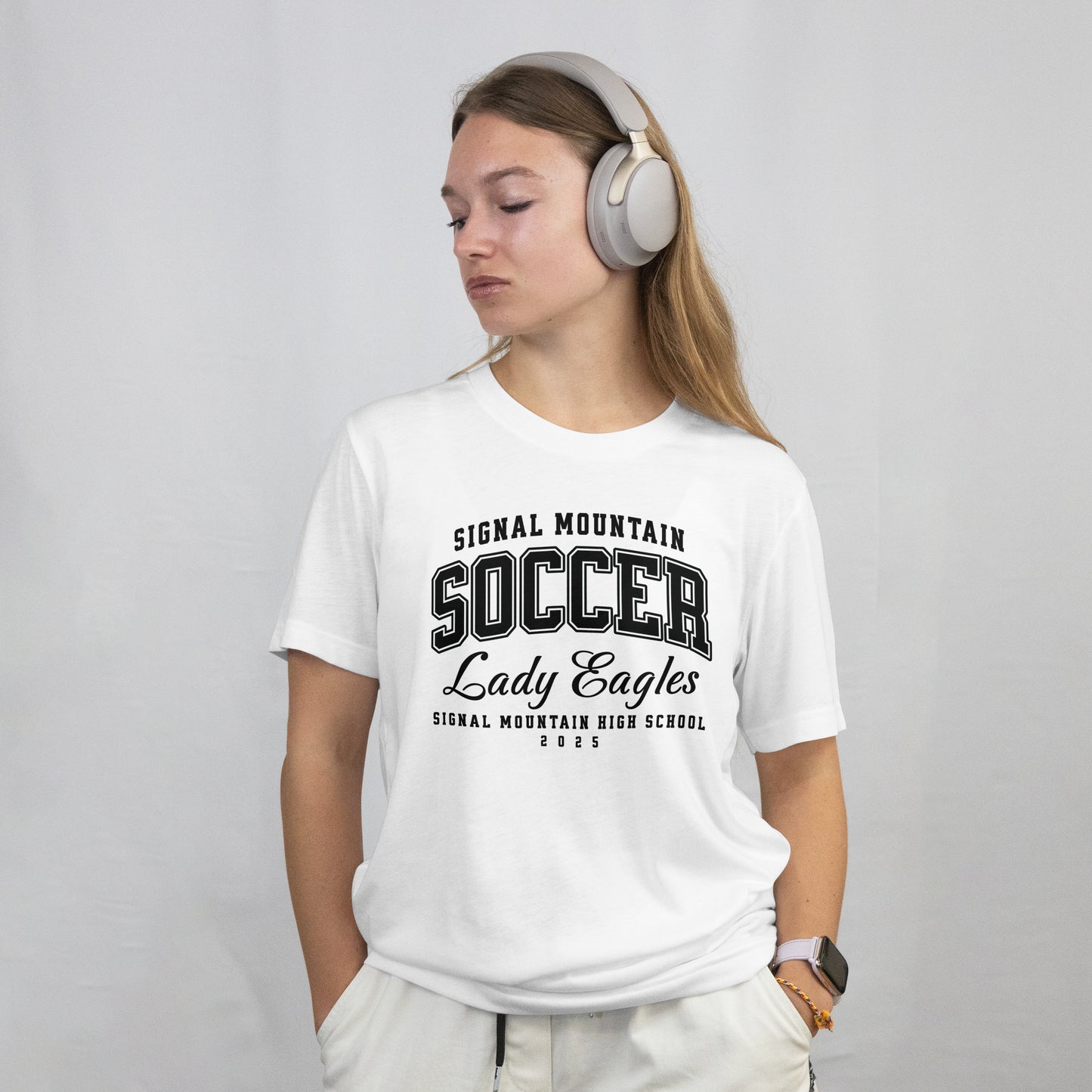 Fan-Tee Shirt | Lady Eagles | Item #129959 | Offered in Red, Black & White