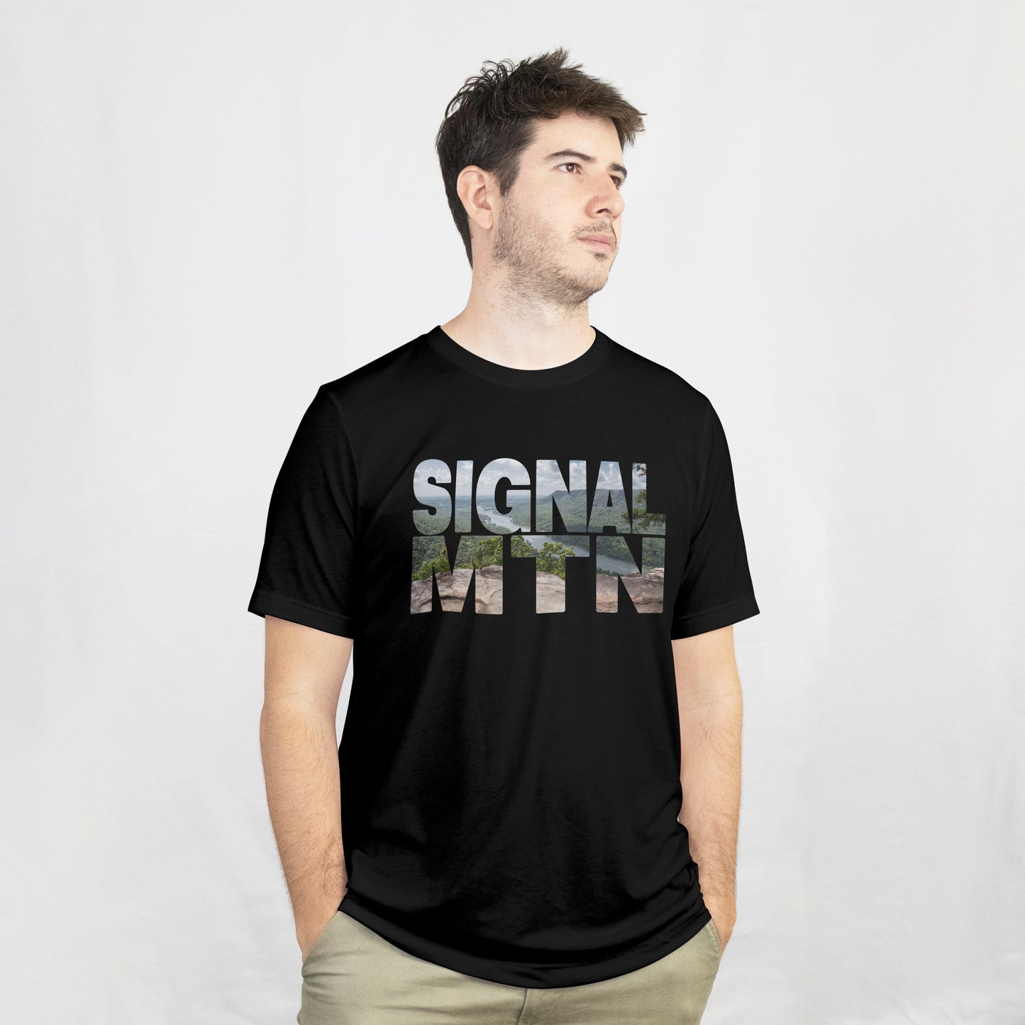 SIGNAL MTN | River View | T-Shirt | Black |Unisex