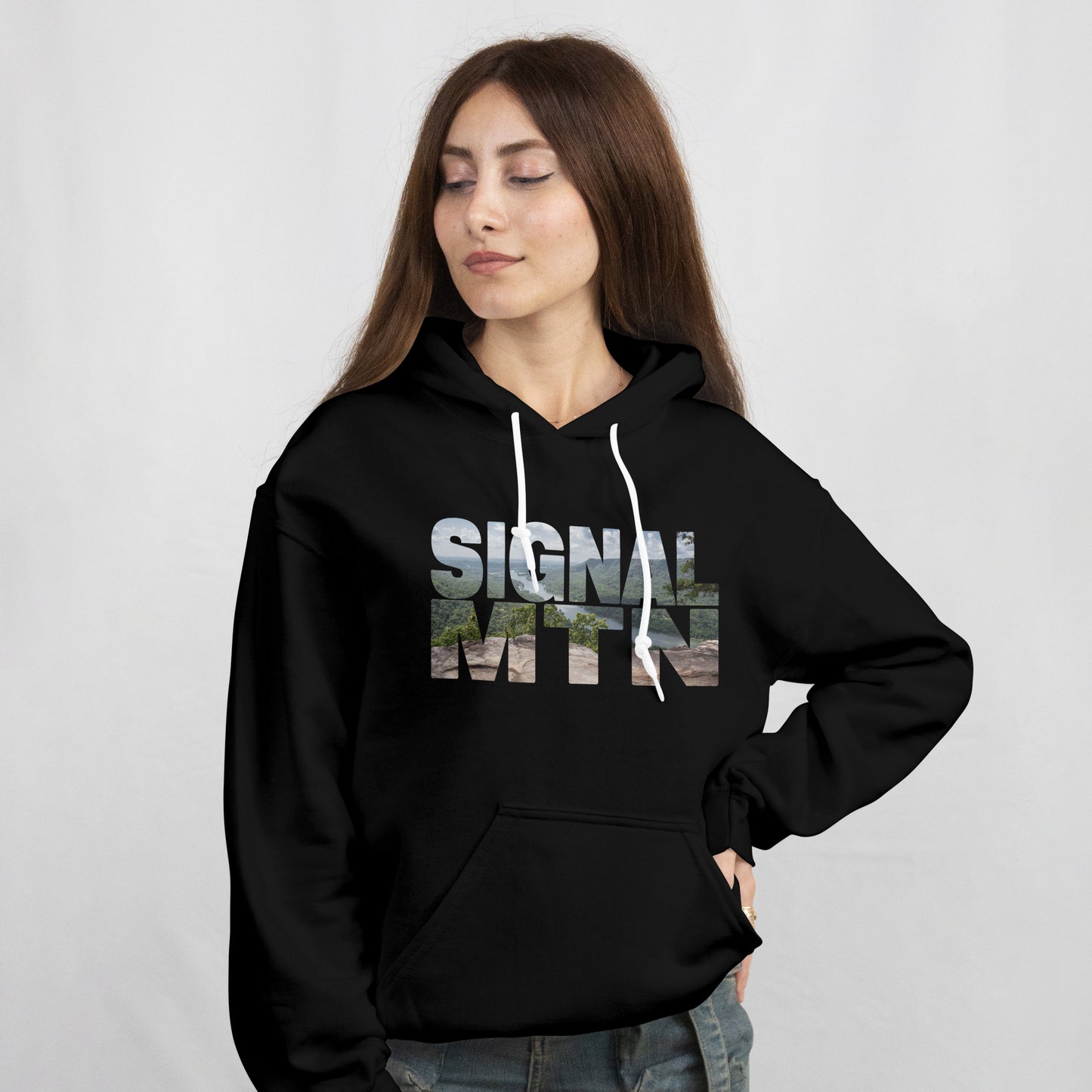 SIGNAL MTN | River View | Hoodie | Black |Unisex