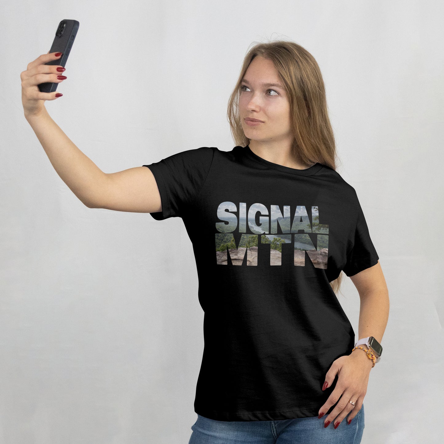 SIGNAL MTN | River View | T-Shirt | Black |Unisex