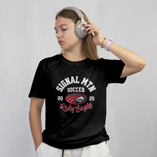 Fan-Tee Shirt | Eagle Emblem | Item #129969 | Offered in Red, Black & White